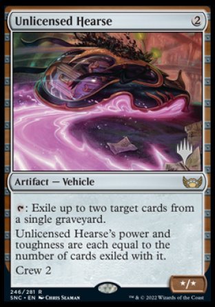 Unlicensed Hearse (246) [Promo Pack: Streets of New Capenna]