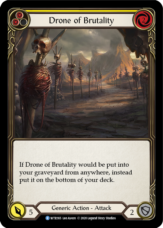Drone of Brutality (Yellow) (WTR165) [Welcome to Rathe]