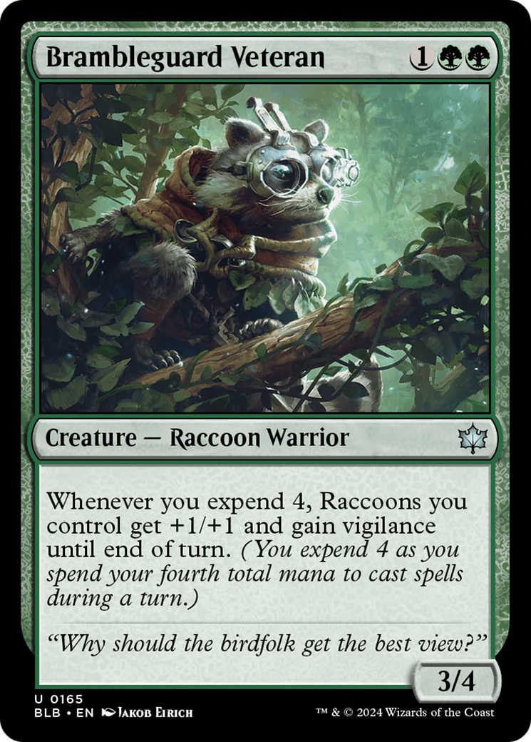 Brambleguard Veteran (165) [Bloomburrow]