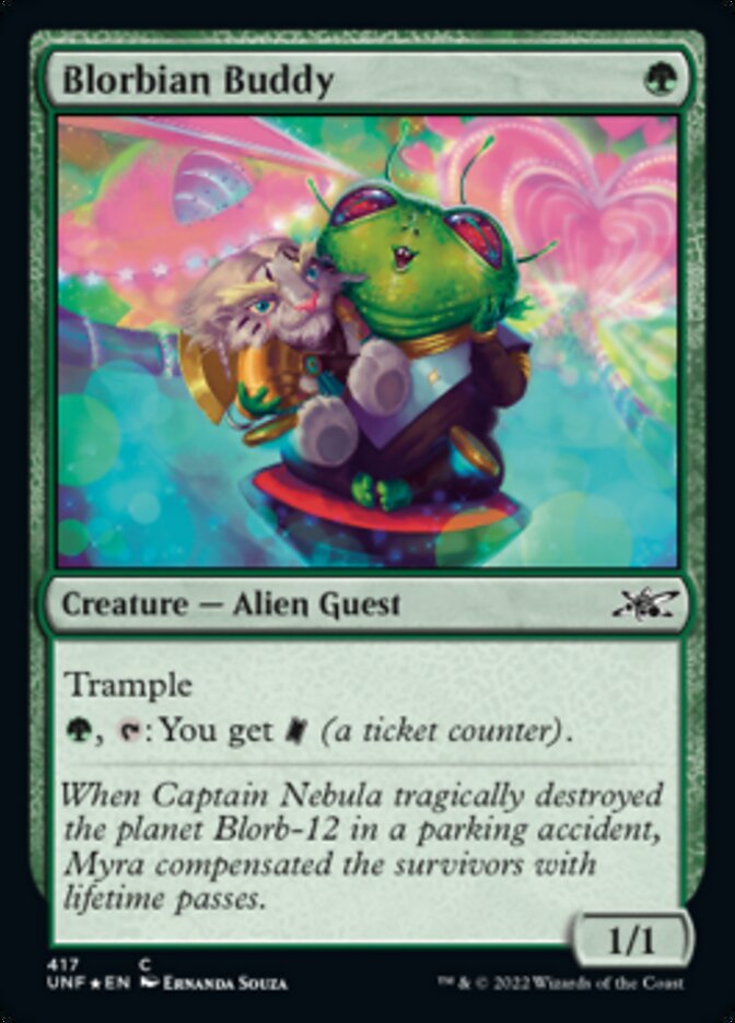 Blorbian Buddy (Galaxy Foil) (417) [Unfinity]