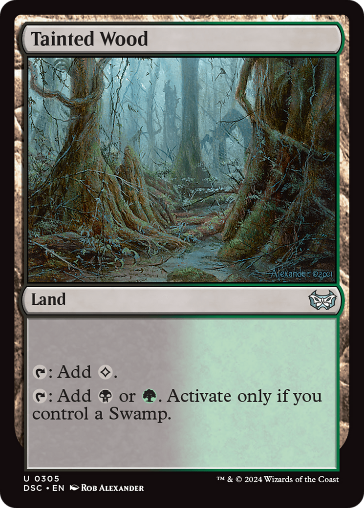 Tainted Wood (305) [Commander: Duskmourn: House of Horror]