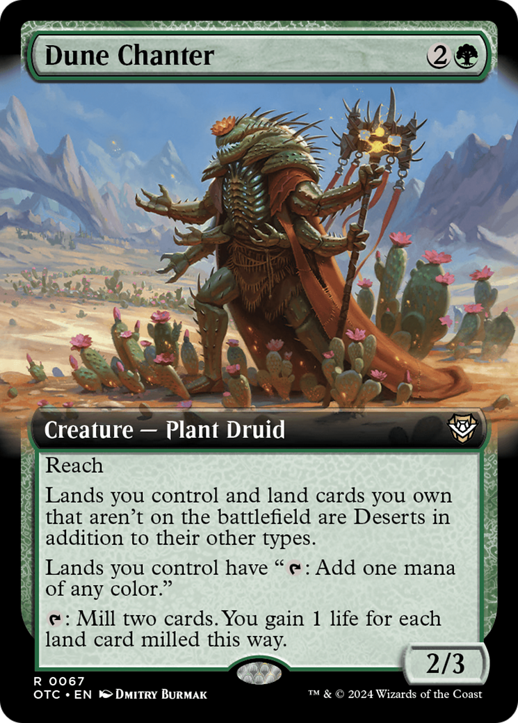 Dune Chanter (Extended Art) (67) [Commander: Outlaws of Thunder Junction]