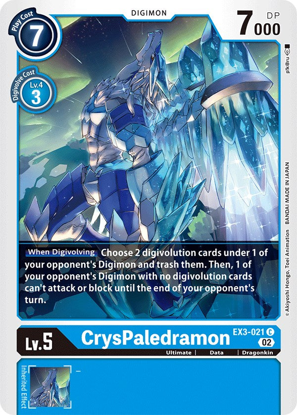 CrysPaledramon (EX3-021 C) [Draconic Roar]