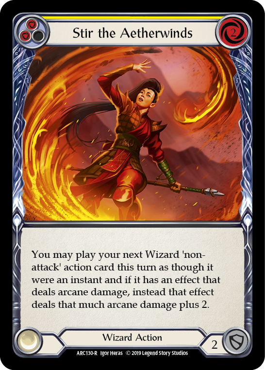 Stir the Aetherwinds (Yellow) (ARC130) [Arcane Rising]