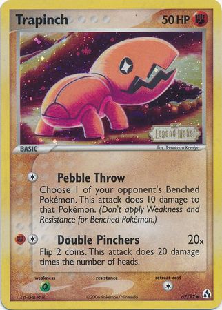 Trapinch (67/92) [EX Legend Maker]