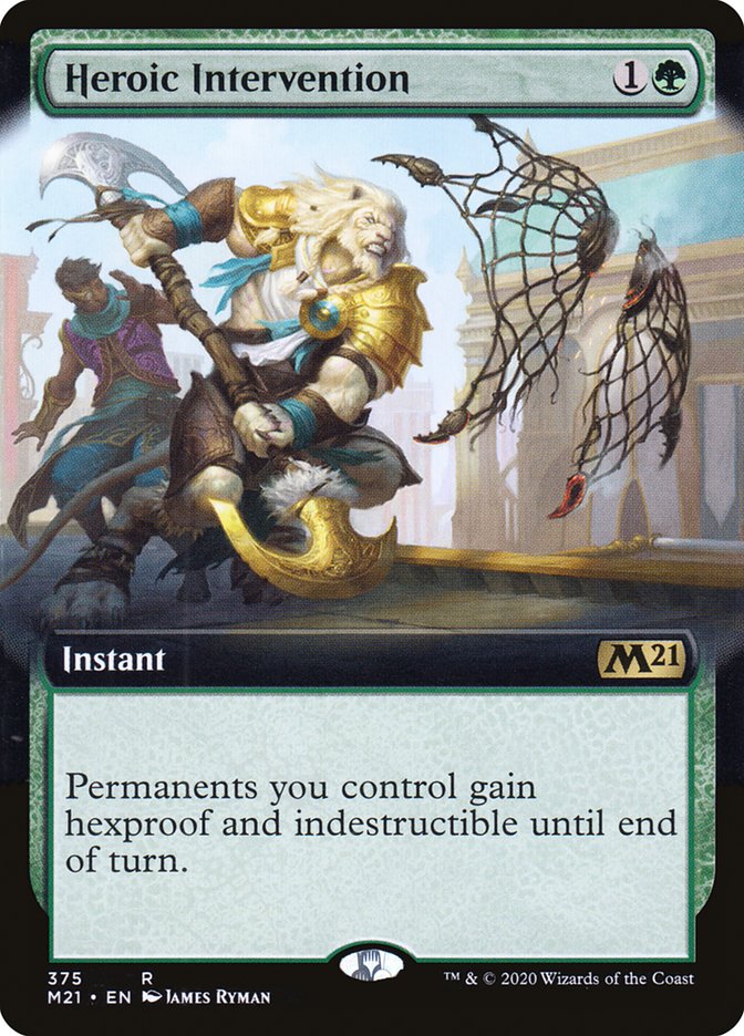 Heroic Intervention (Extended Art) (375) [Core Set 2021]