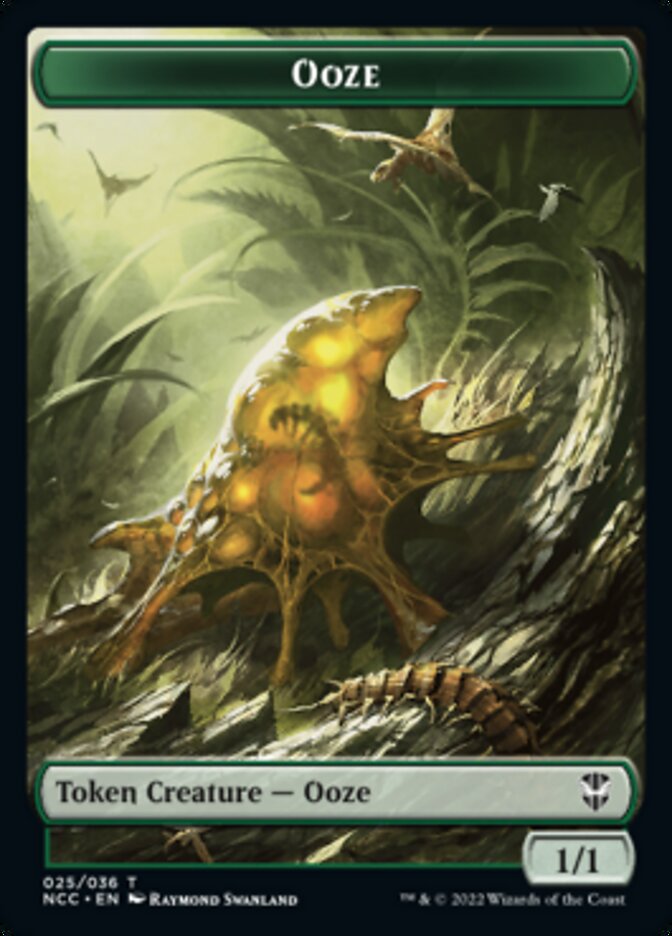 Ooze (025) // Treasure (015) Double-Sided Token (25 // 15) [Commander: Streets of New Capenna]
