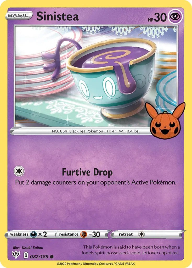 Sinistea (082/189) [Trick or Trade BOOster Bundle]