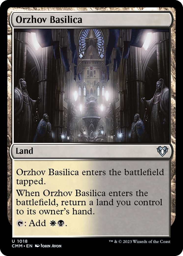 Orzhov Basilica (1018) [Commander Masters]