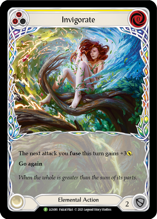 Invigorate (Yellow) - LGS081 (LGS081) [Flesh and Blood: Promo Cards]