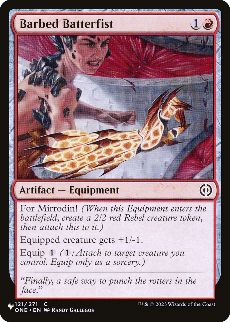 Barbed Batterfist (121/271) [The List Reprints]