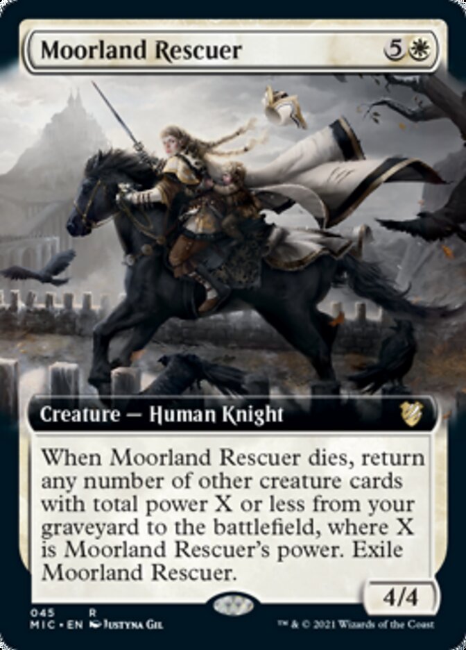 Moorland Rescuer (Extended Art) (45) [Commander: Innistrad: Midnight Hunt]