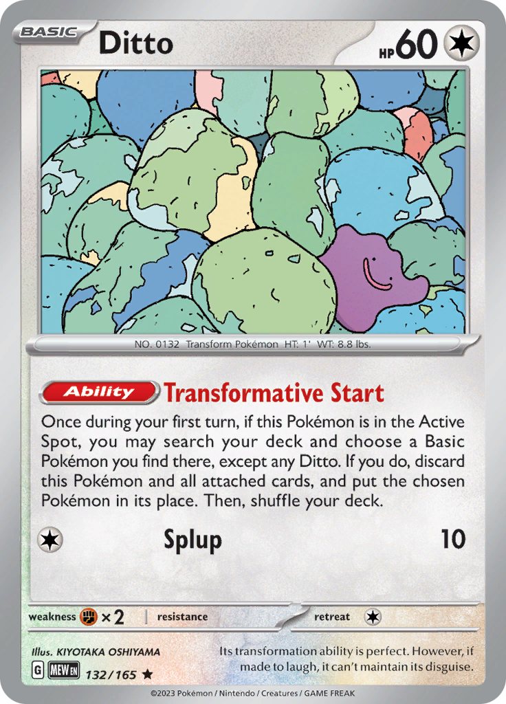 Ditto (132/165) [SV: Scarlet & Violet 151]