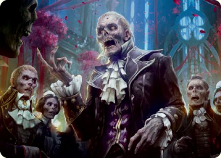 Undead Butler Art Card (37) [Art Series: Innistrad: Crimson Vow]