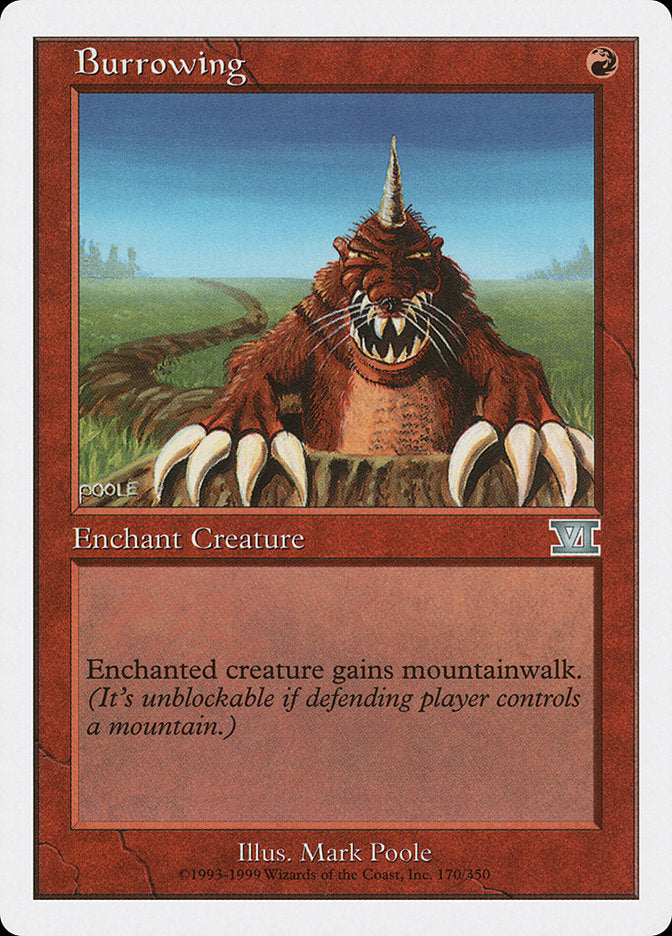 Burrowing (170) [Classic Sixth Edition]