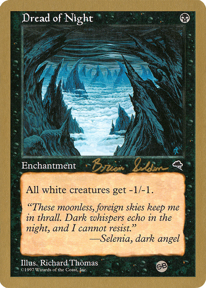 Dread of Night - 1998 Brian Selden (TMP) (SB) [World Championship Decks]