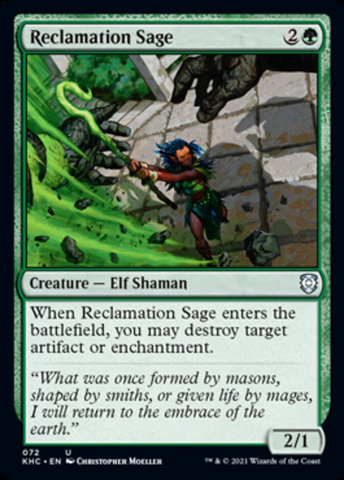 Reclamation Sage (72) [Commander: Kaldheim]