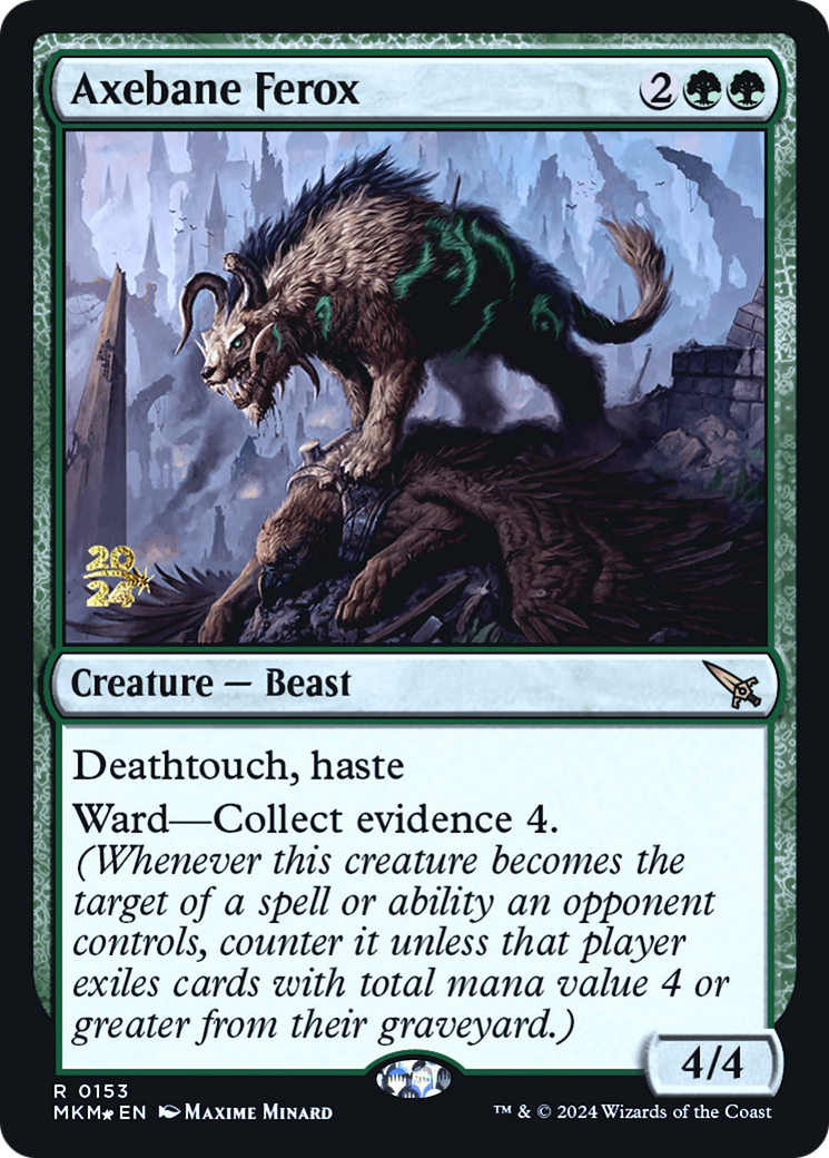 Axebane Ferox (153) [Prerelease Cards]