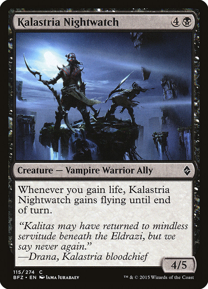 Kalastria Nightwatch (115) [Battle for Zendikar]