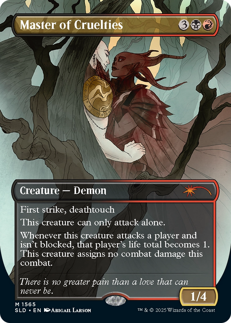 Master of Cruelties (Rainbow Foil) (1565) [Secret Lair Drop Series]