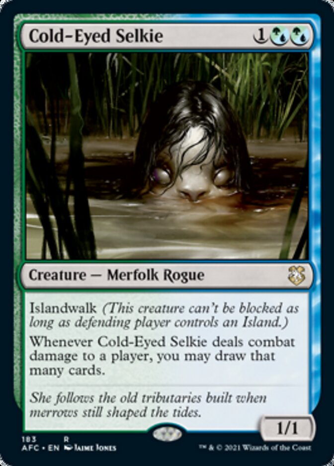 Cold-Eyed Selkie (183) [Commander: Adventures in the Forgotten Realms]