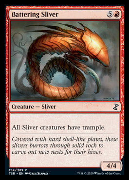 Battering Sliver (154) [Time Spiral: Remastered]