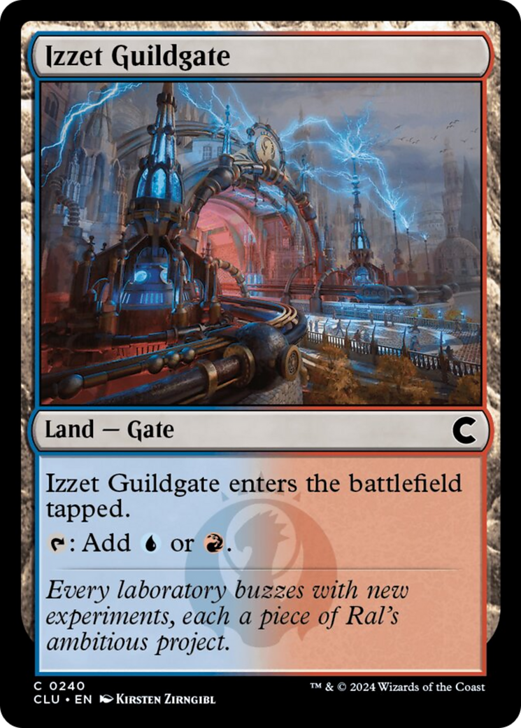 Izzet Guildgate (240) [Ravnica: Clue Edition]