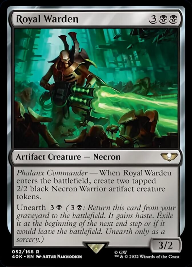 Royal Warden (Surge Foil) (52) [Universes Beyond: Warhammer 40,000]