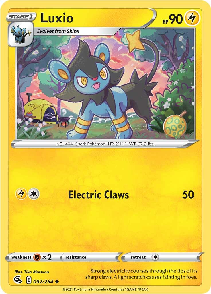 Luxio (092/264) [SWSH08: Fusion Strike]