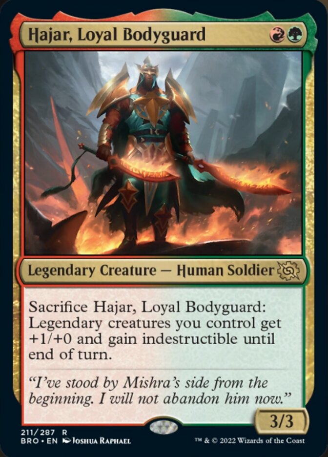 Hajar, Loyal Bodyguard (211) [The Brothers' War]