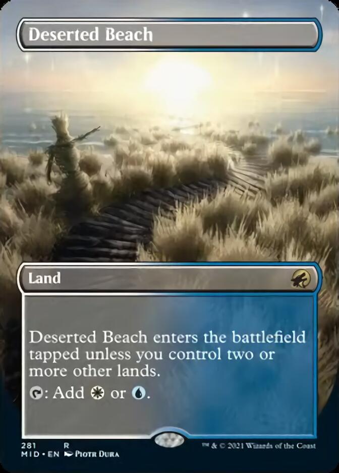 Deserted Beach (Borderless) (281) [Innistrad: Midnight Hunt]