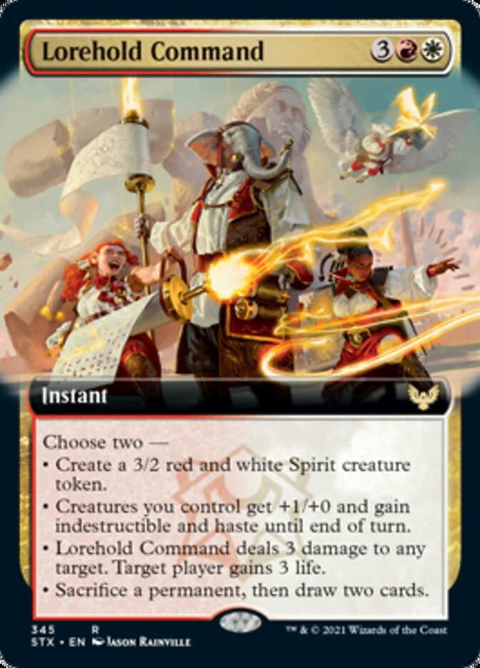 Lorehold Command (Extended Art) (345) [Strixhaven: School of Mages]