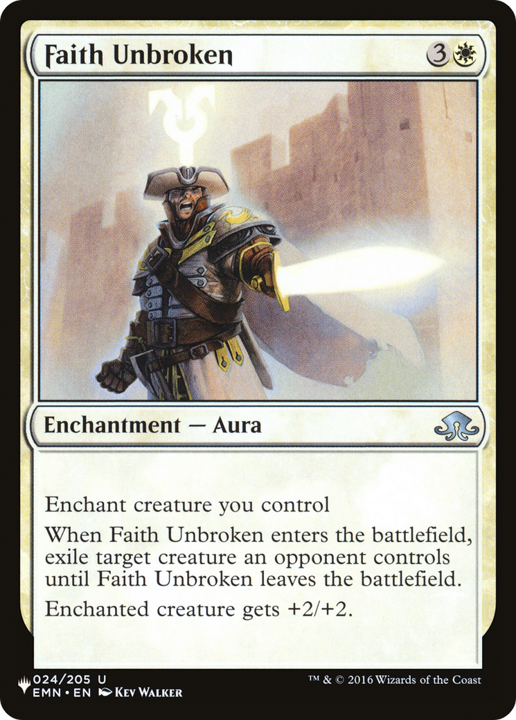 Faith Unbroken (024/205) [The List Reprints]