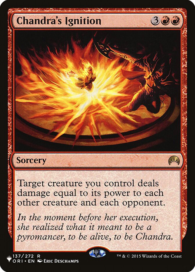 Chandra's Ignition (137) [The List Reprints]