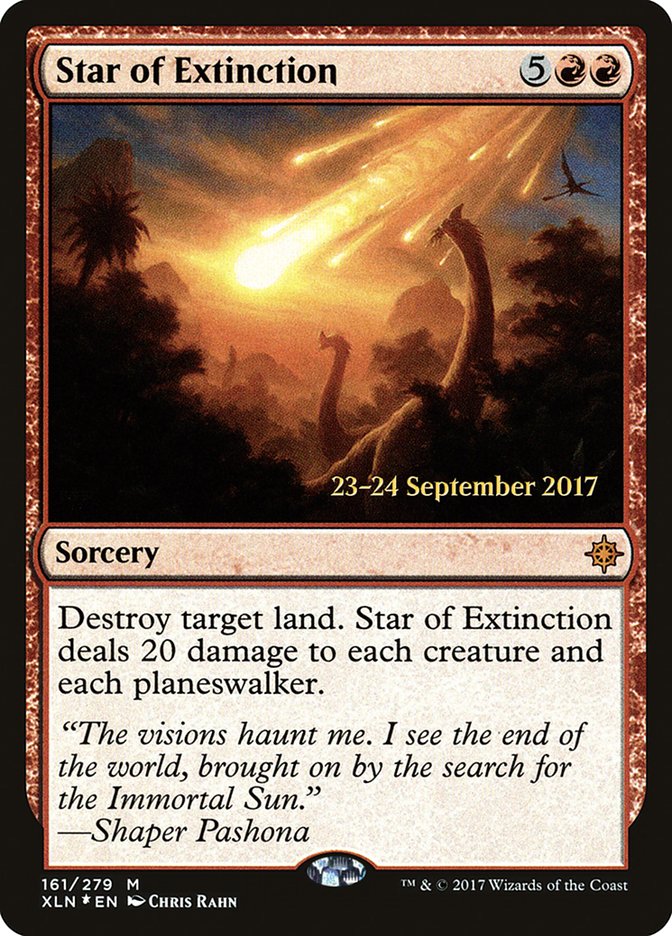 Star of Extinction (161) [Prerelease Cards]