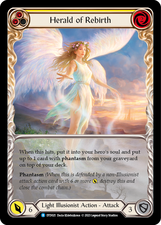 Herald of Rebirth (Yellow) (DTD021) [Dusk till Dawn]