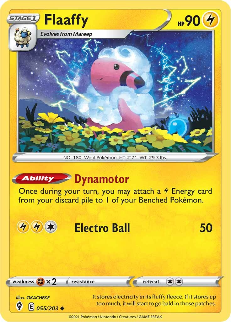 Flaaffy (055/203) [SWSH07: Evolving Skies]