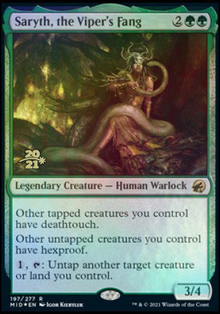 Saryth, the Viper's Fang (197) [Prerelease Cards]