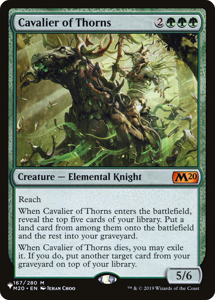 Cavalier of Thorns (167/280) [The List Reprints]