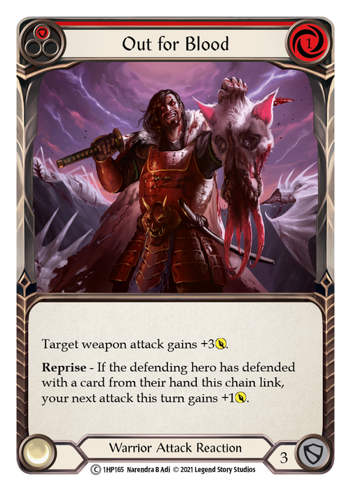 Out for Blood (Red) [1HP165] (History Pack 1)