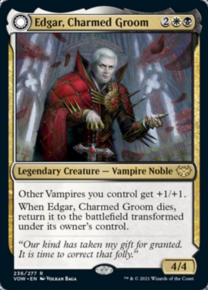 Edgar, Charmed Groom (236) [Innistrad: Crimson Vow]