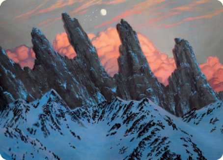 Mountain (59/81) Art Card (59) [Art Series: Adventures in the Forgotten Realms]
