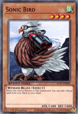 Sonic Bird (SGX1-ENE03) [Speed Duel GX: Duel Academy Box]