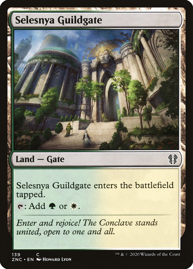 Selesnya Guildgate (139) [Commander: Zendikar Rising]
