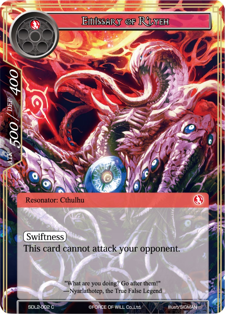 Emissary of R'lyeh (SDL2-002) [L1 Starter Deck - Rage of R'lyeh]