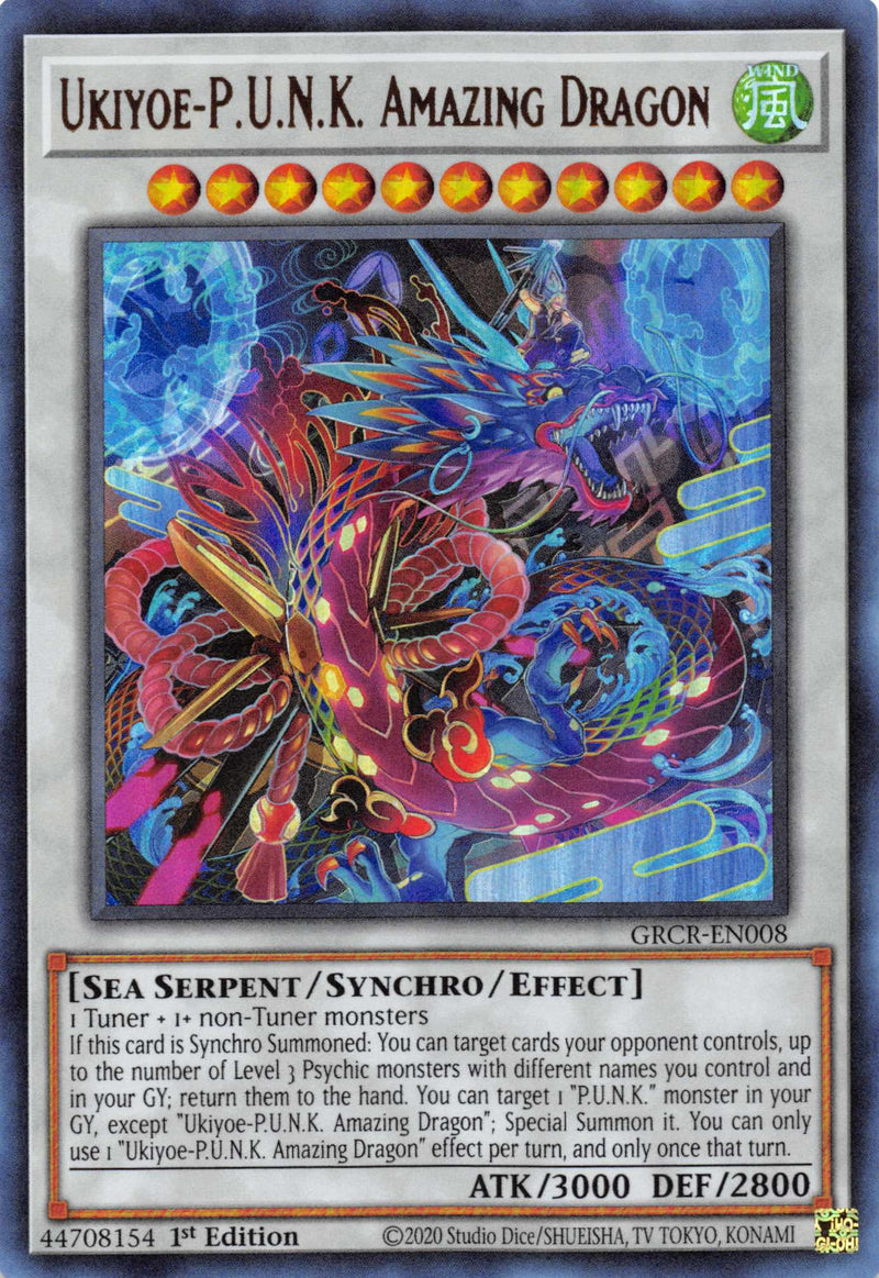 Ukiyoe-P.U.N.K. Amazing Dragon (GRCR-EN008) [The Grand Creators]
