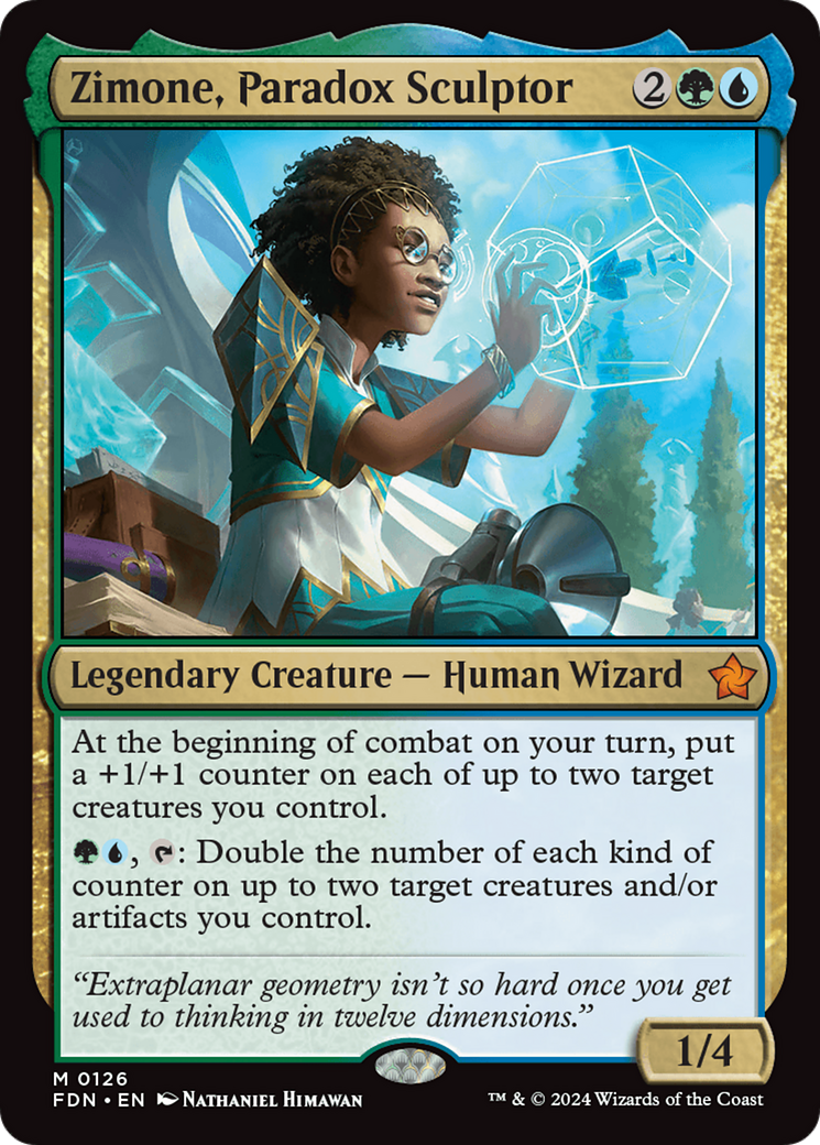 Zimone, Paradox Sculptor (126) [Foundations]