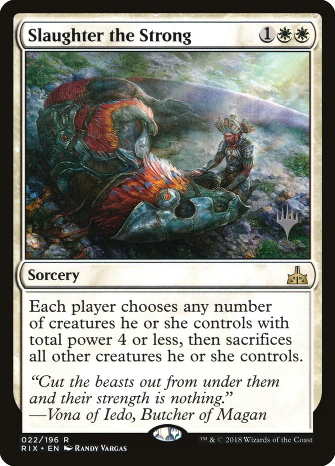 Slaughter the Strong (22) [Promo Pack: Core Set 2020]