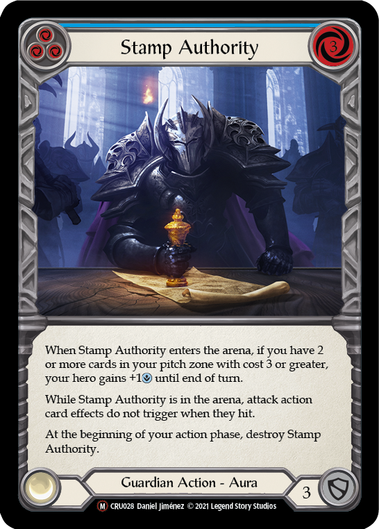 Stamp Authority (CRU028) [Crucible of War]