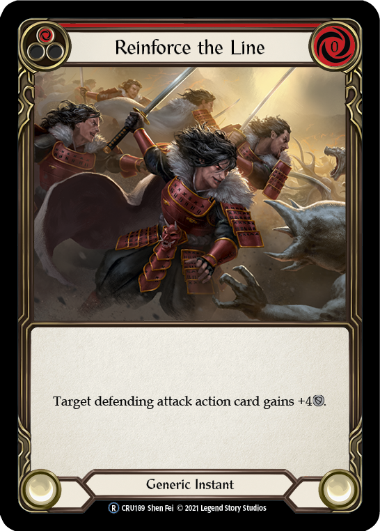 Reinforce the Line (Red) (CRU189) [Crucible of War]